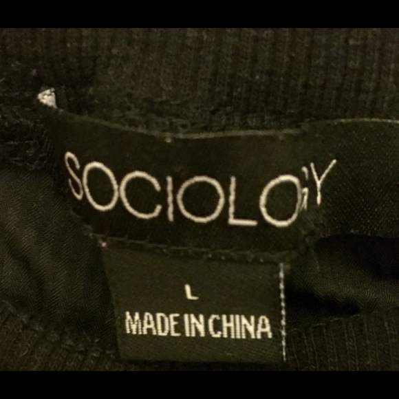 Gym Sociology Black Adjustable hem Pants Large - Picture 5 of 8